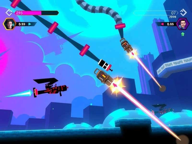 Pulse Spike Neon Blaze gameplay screenshot